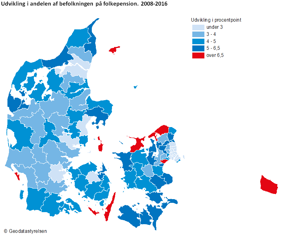 Folkepensionen 60 år: Næsten hver dansker nu pensionen - Danmarks Statistik